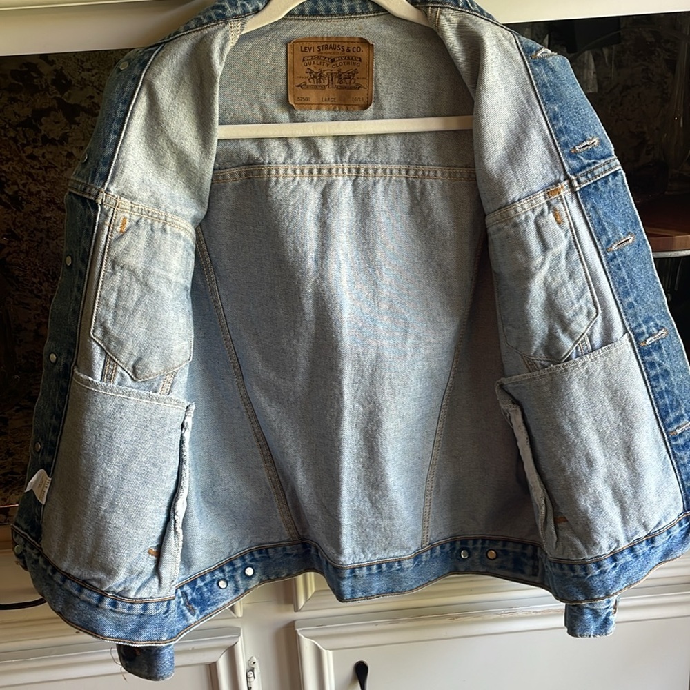 Vintage 90s Orange Tab Levi’s Denim Jacket - Picture 7 of 11